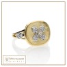Anello Allegra oro satinato 18 kt